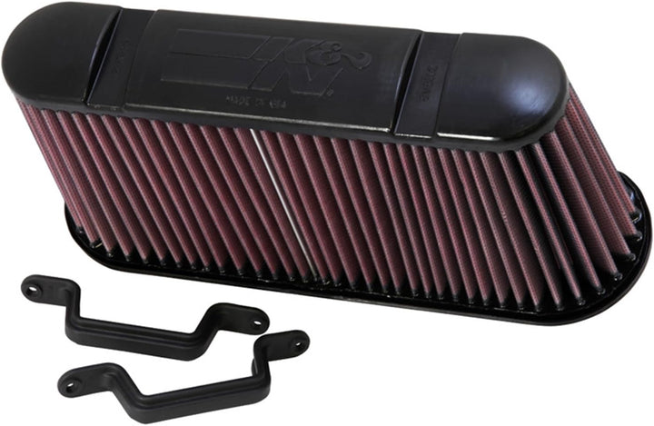K&N E-0782 Waschbarer und wiederverwendbarer KFZ Tauschluftfilter Rot