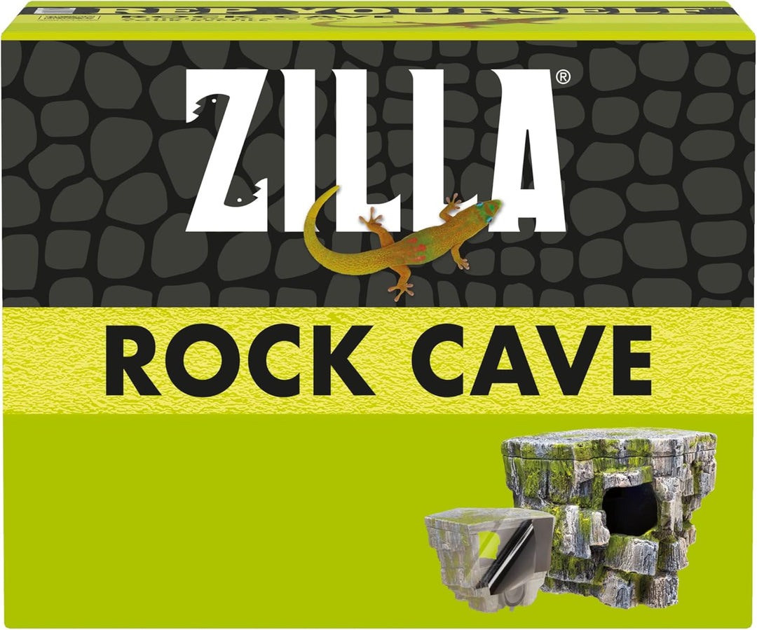 Zilla Vertikale Dekoration Felshöhle, 22,2 x 14,9 x 18,4 cm, Grau Vertikales Höhlenversteck, Vertika