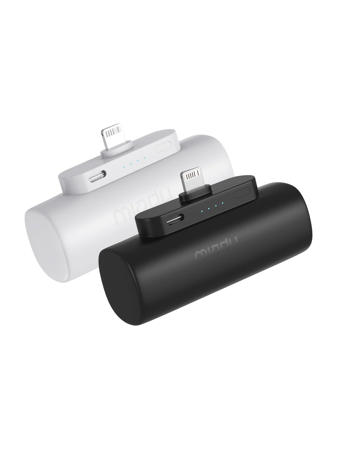 Miady Mini Power Bank für iPhone, 5000mAh Schnellladung ultraschlanker tragbarer externer Akku, Klei