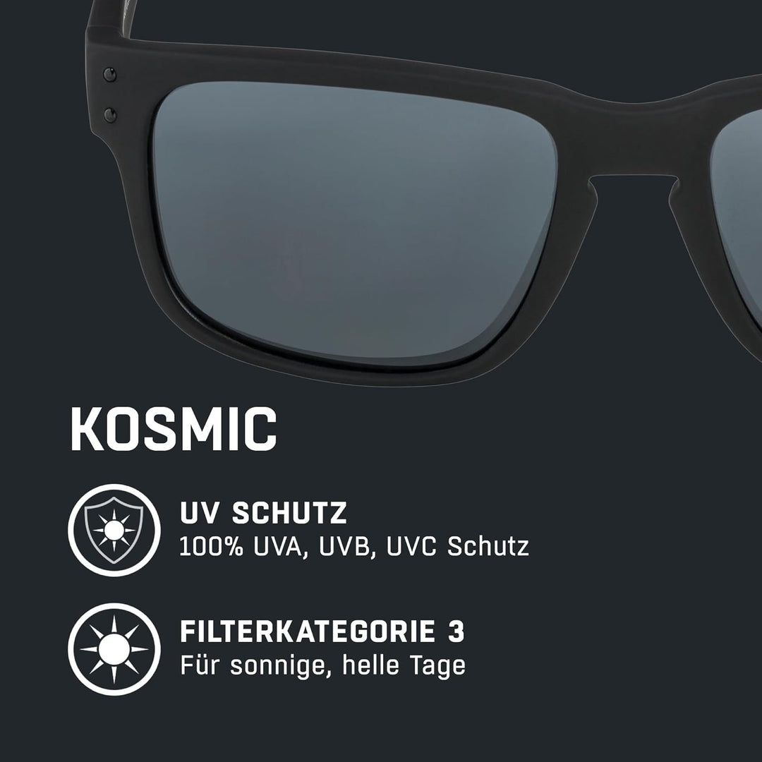 ALPINA KOSMIC - Verspiegelte und Bruchsichere Sonnenbrille, ideal für Alltag und Outdoor mit UV-A-,