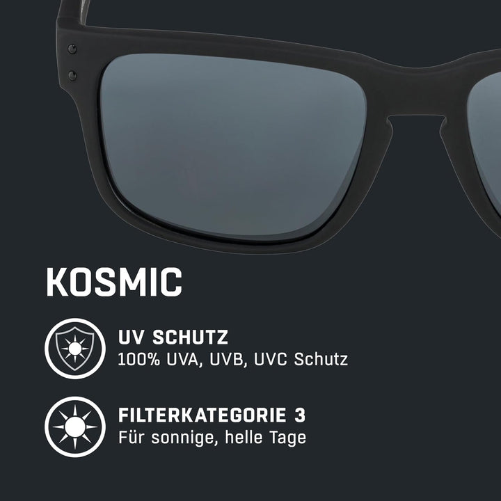 ALPINA KOSMIC - Verspiegelte und Bruchsichere Sonnenbrille, ideal für Alltag und Outdoor mit UV-A-,