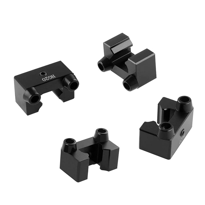 CNCMANS HGR20 Linearführung Set 2 Stücke HGR20-800mm Linearschienen mit 4 Stücke HGW20CC Gleitblock