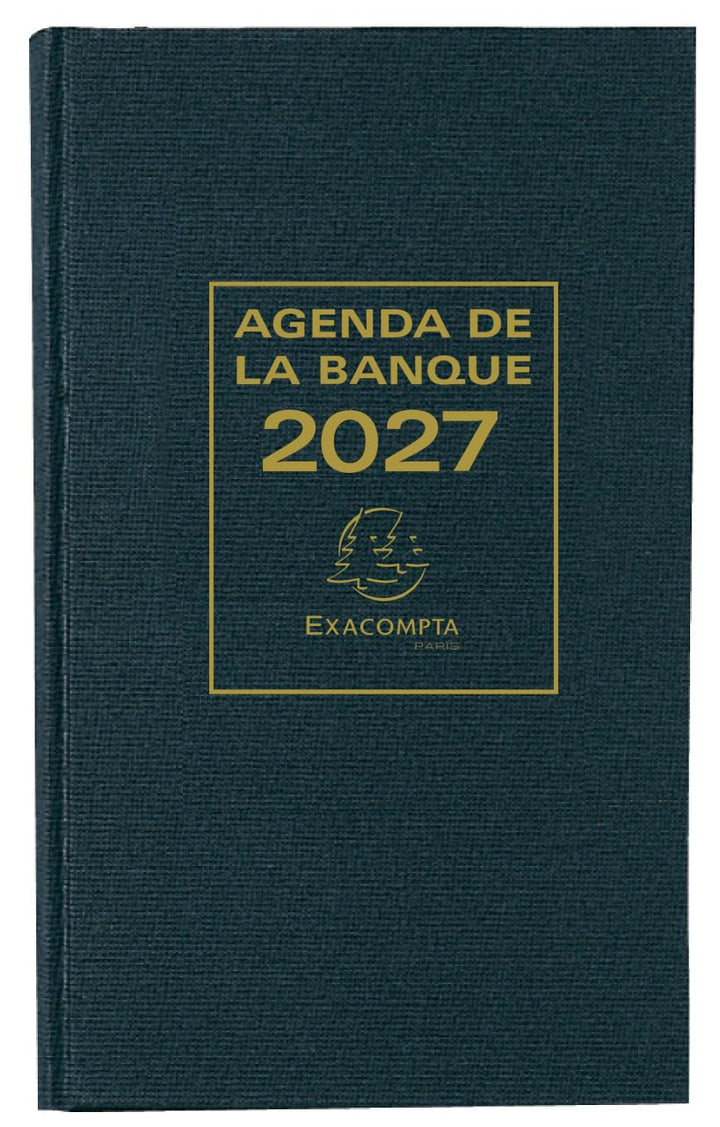 Exacompta 38681 Bankbuch Breite 28 x 17,5 cm schwarz Jahr 2019 28 x 17,5 cm schwarz schwarz 28 x 17,