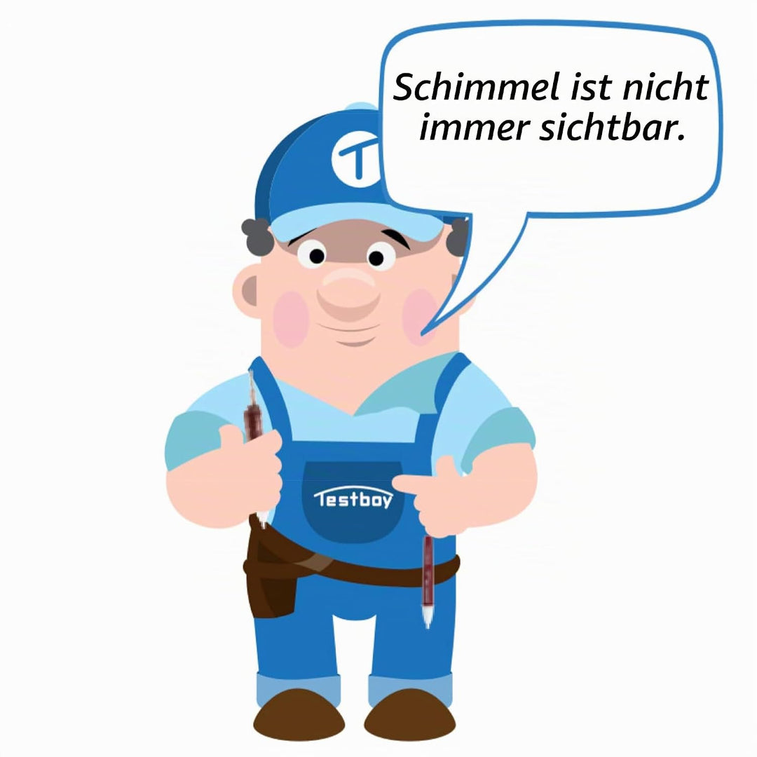 Testboy TV 328 Schimmeldetektor, Taupunktermittlungsgerät (relative Luftfeuchtemessung, Laserring, e