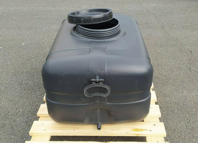 Varile Nutzwassertank inkl.1/2 Zoll Anschluss, Schraubdeckel für Camping und Keller Schwarz 105 L, 1