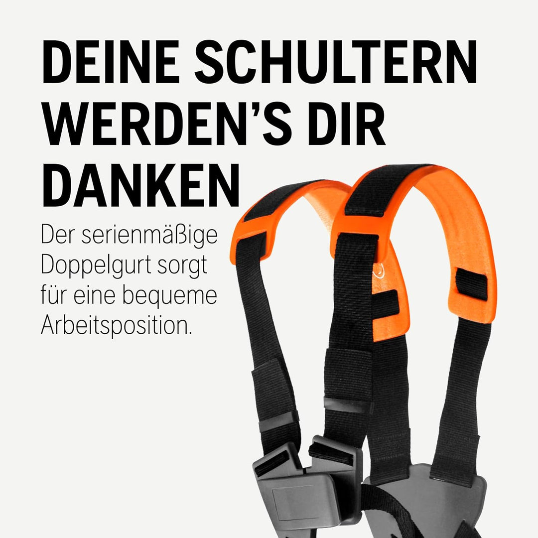 Husqvarna 122R Benzin-Rasentrimmer - 21,7cm³ 2-Takt Freischneider, 43 cm Schnittbreite, Tap 'n Go Ko