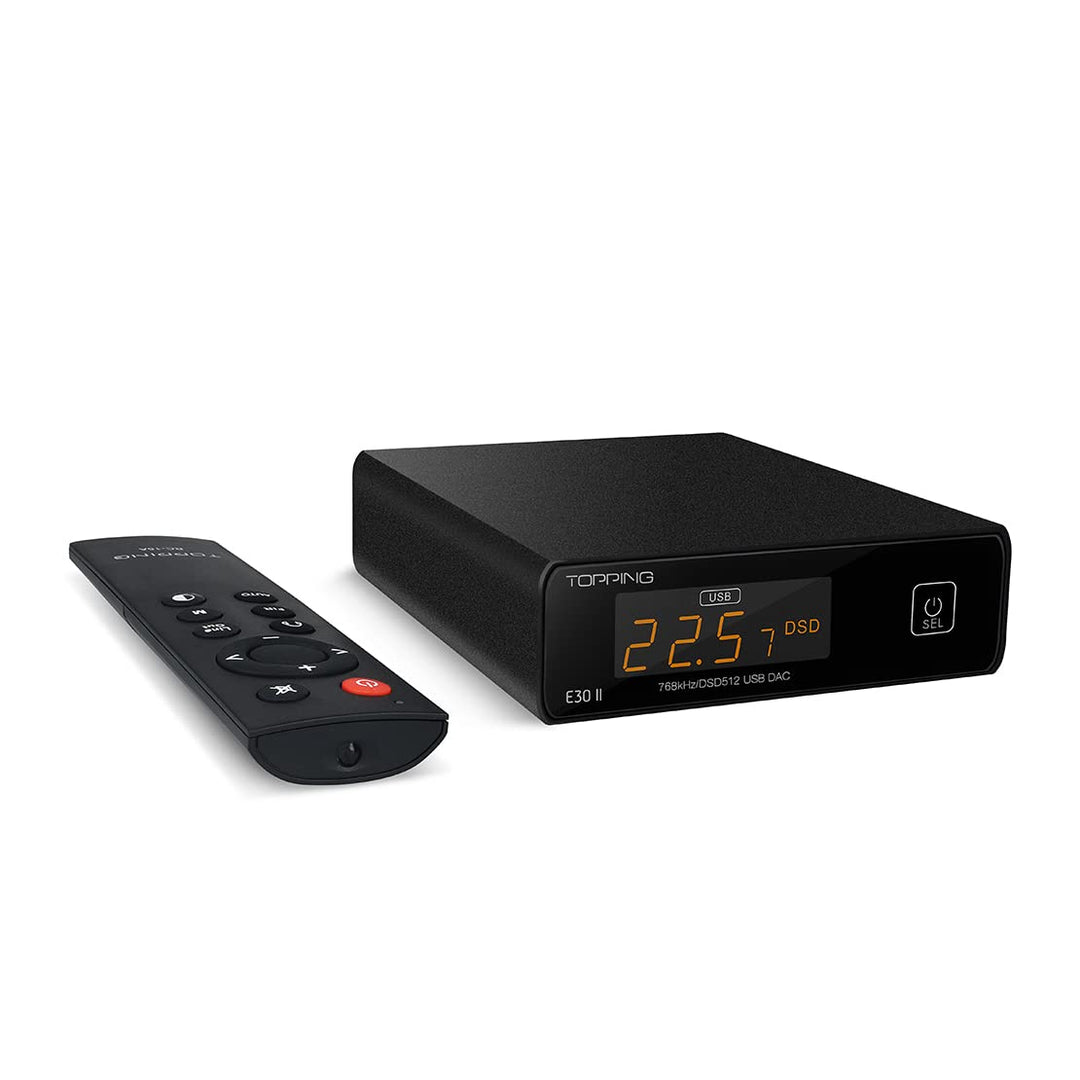 Topping E30 II 2xAK4493S DAC DSD512 32bit/768kHz XMOS XU208 Decoder USB/Opt/Coax Konverter Hi-Res DA