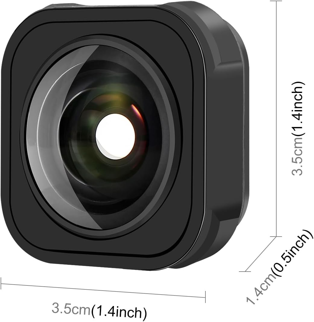 155° FOV Ultra-Weitwinkelobjektiv für GoPro Hero13 12 11 10 9 Wasserdicht Anti-Shake Horizontale Ver