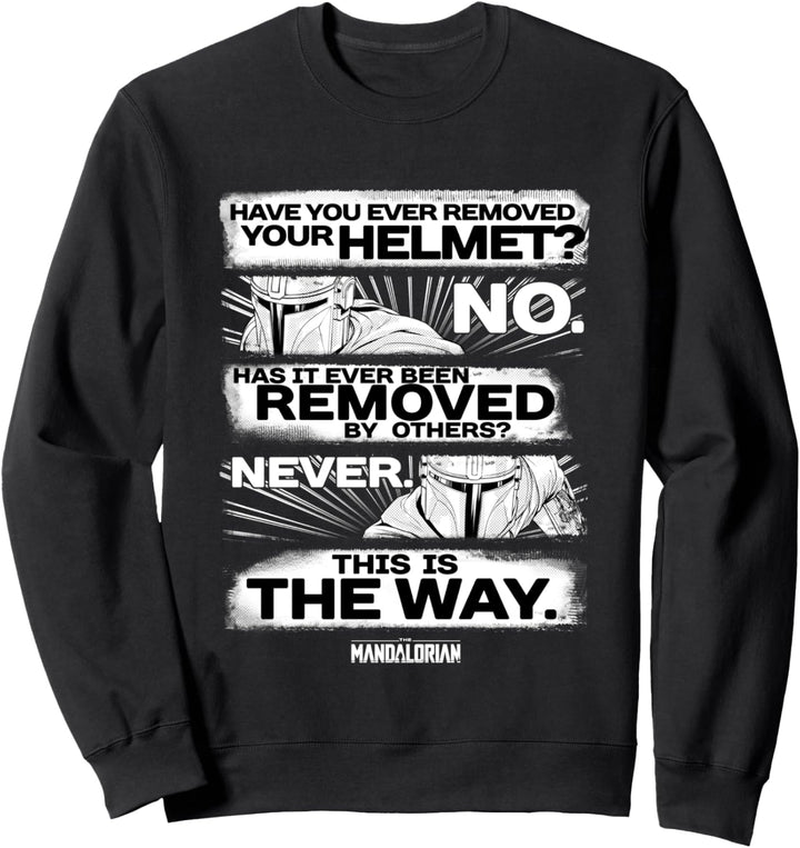 Star Wars The Mandalorian This Is The Way Comic Sweatshirt