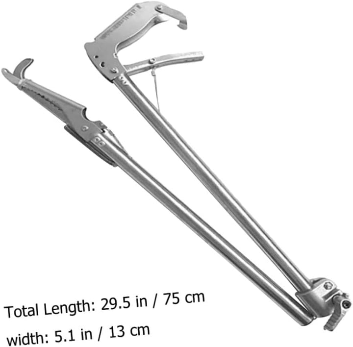 Yardwe Multitools Schlangenfänger Reptilienzubehör Metallpinzette Müllklemme Reacher Greifer Kaminza