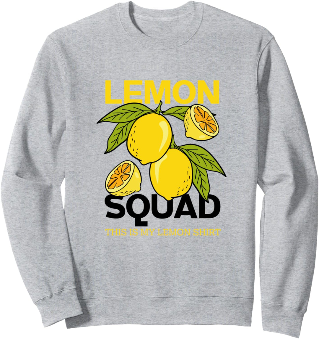 Lemon Squad Lustige Limonade Sommer Zitrusfrüchte Sweatshirt