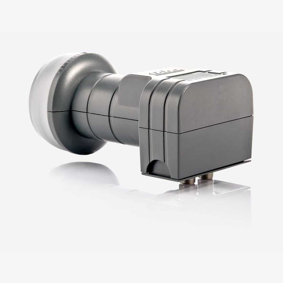 Fuba SAT-Anlage DAA 780 A Satellitenantenne 78cm Aluminium Anthrazit DEK 217 Twin LNB 4X F-Stecker,
