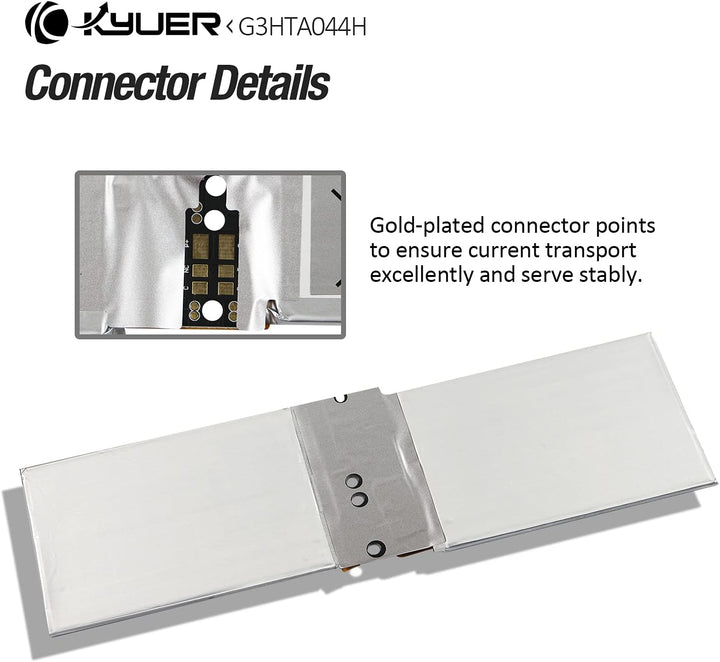 K KYUER 18Wh G3HTA020H G3HTA044H Laptop Tablette Akku für Microsoft Surface Book 1 1703 1704 1705 CR