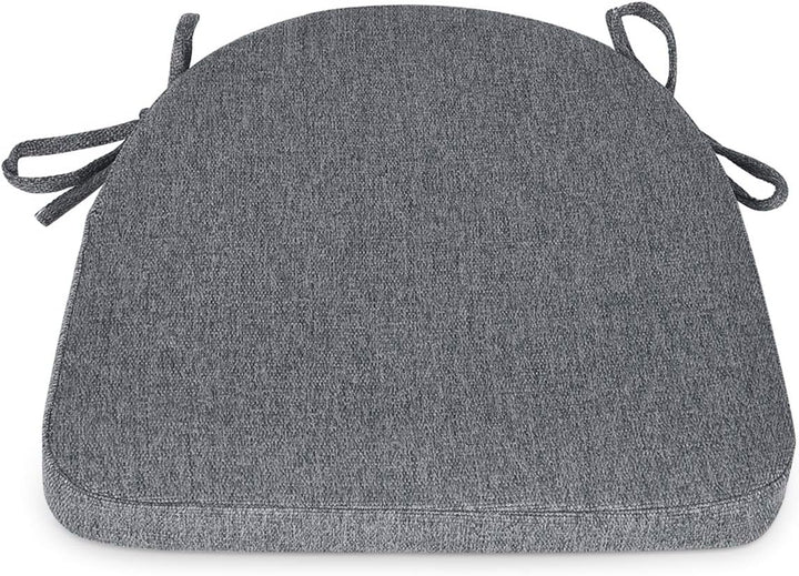 TANYOO 2er Set Sitzkissen Stuhl Waschbares Stuhlkissen mit Bindeband 43 * 41cm Rutschfestes Sitzpols
