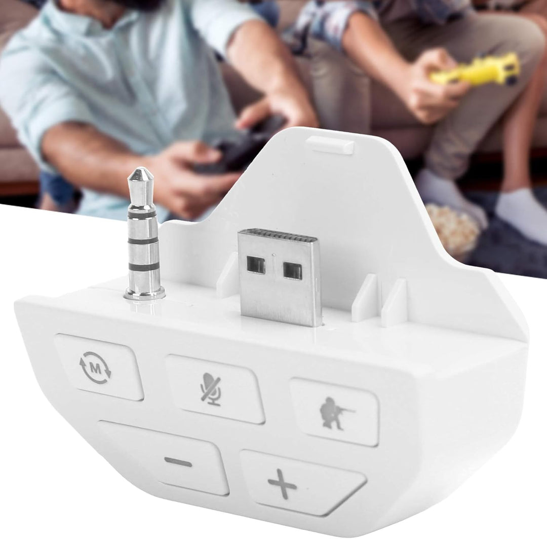 Heayzoki Controller Sound Enhancer für Xbox One, Headset-Adapter Controller-Audio-Adapter Kopfhörer-