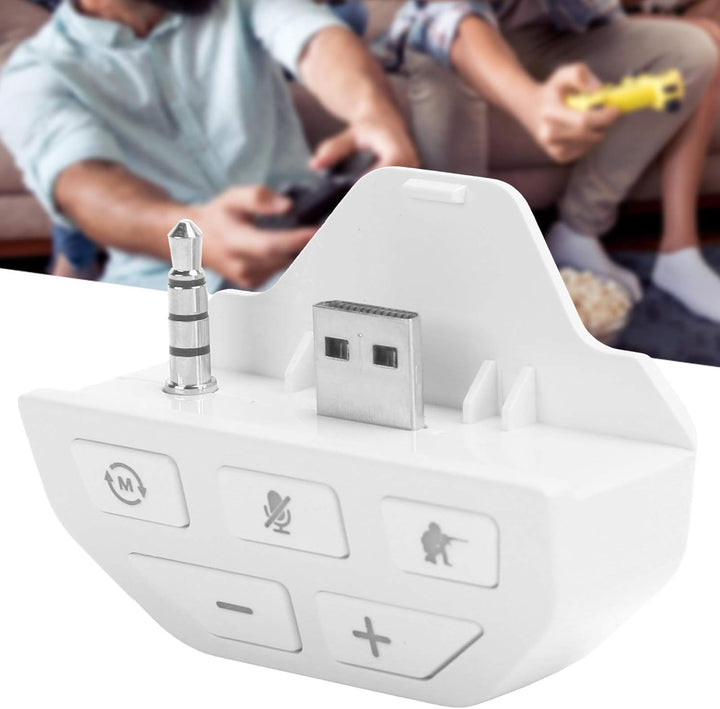 Heayzoki Controller Sound Enhancer für Xbox One, Headset-Adapter Controller-Audio-Adapter Kopfhörer-