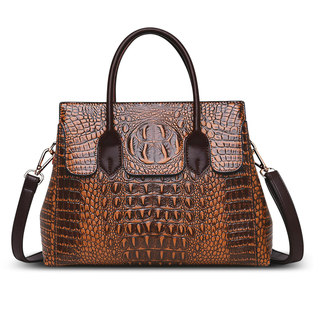 DIRRONA Elegant Damen Umhängetasche Retro Handtasche Casual Reise Schultertasche Gross Kapazität Umh