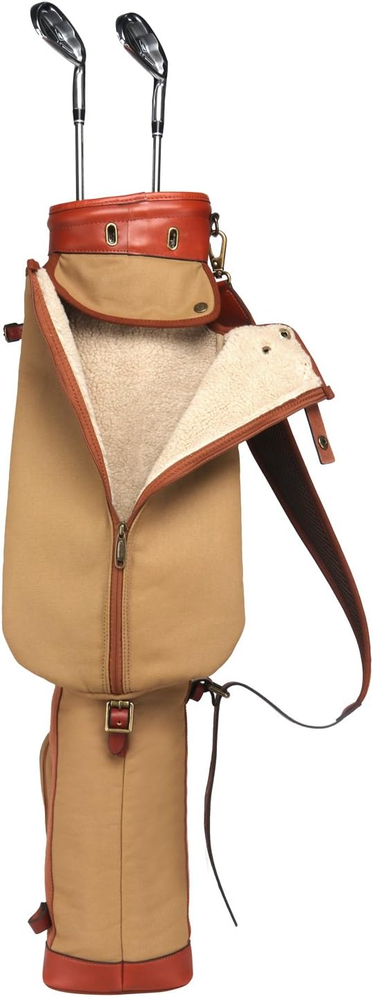 Tourbon Wasserdichte Canvas Golf Club Reisetasche mit weich gepolstertem Schultergurt