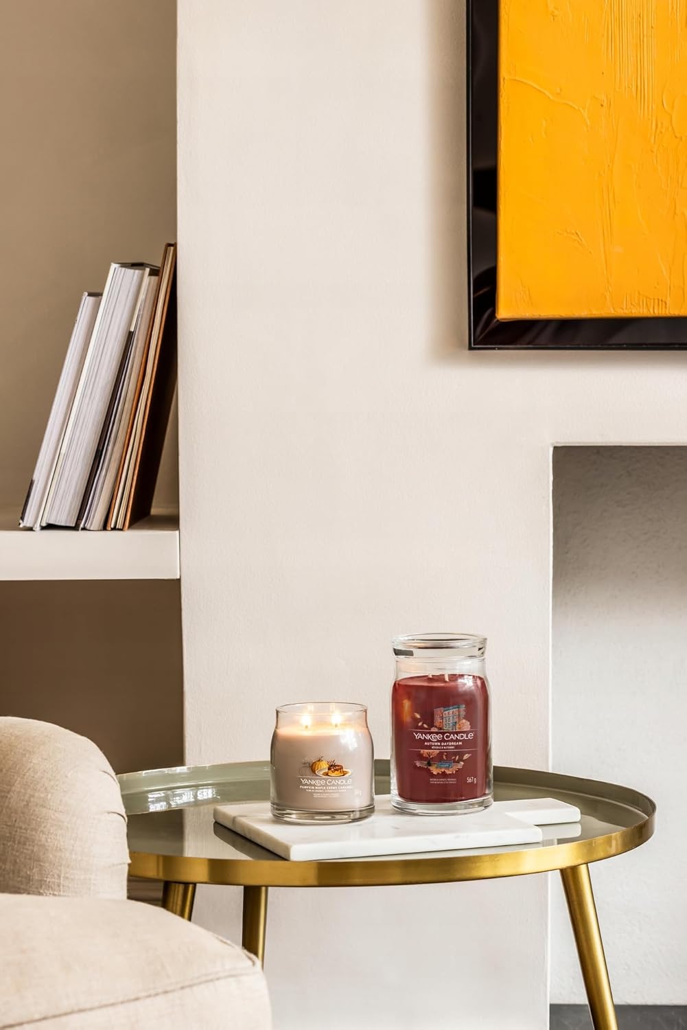 Yankee Candle Autumn Daydream grosses Glas