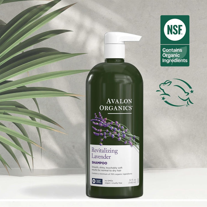 Avalon Organics Shampoo, pflegender Lavendel, 100 ml