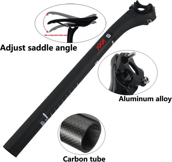 RXL SL Sattelstütze Mountainbike Rennrad Sattelstütze 25.4/27.2/30.8/31.6mm Fahrrad sattelstütze MTB