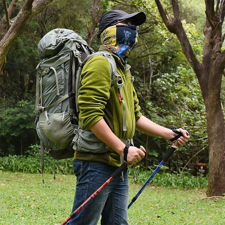 MidGard Nordic Walking Stock Teleskop Antischock Wanderstöcke aus Aluminiumlegierung mit Korkgriff &amp;