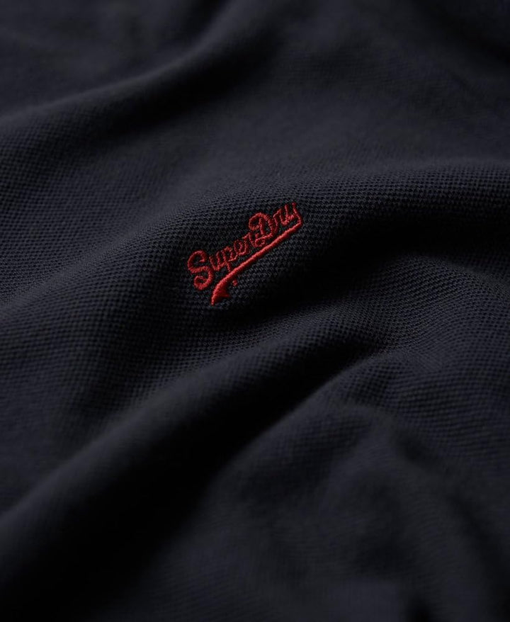 Tipped Long Sleeve Polo Shirt Kurzarm Shirt,