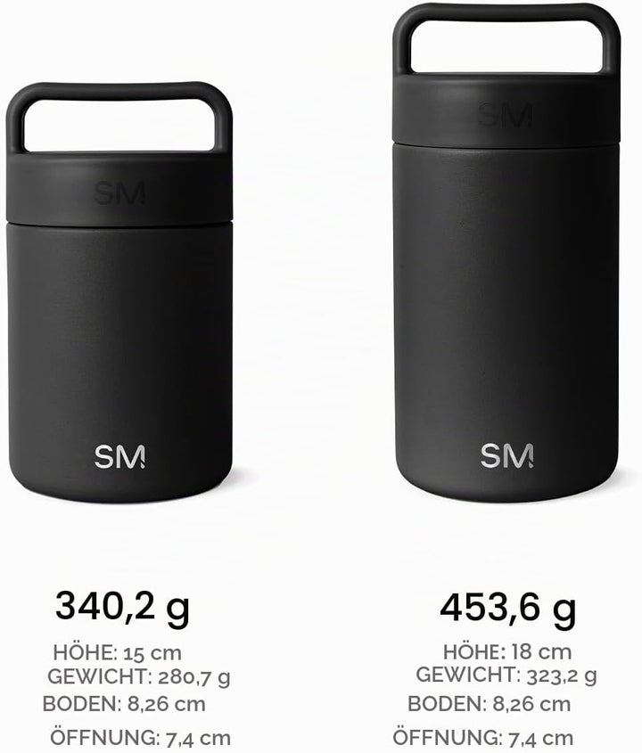 Simple Modern Thermobehälter für Essen | Warmhaltebehälter Edelstahl | Provision | 350ml | Deep Ocea