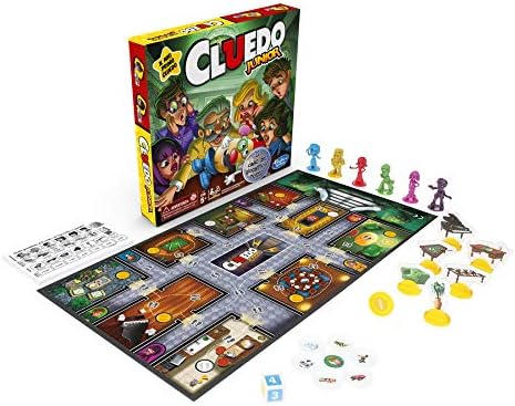 Cluedo Junior Fall des zerbrochenen Spielzeugs (Spiel in Box, Hasbro Gaming, italienische Version)
