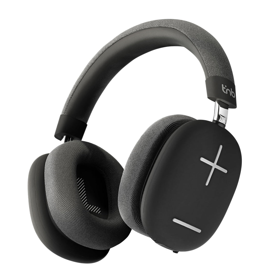T'nB Bounce Max - Neuer, komfortabler, runder Kopfhörer mit Bluetooth, Stereo-Sound mit integriertem