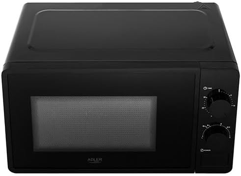 ADLER EUROPE AD 6206 Mikrowellenherd - 20L Kapazität, 700W Leistung, 6 Leistungsstufen, Auftaufunkti