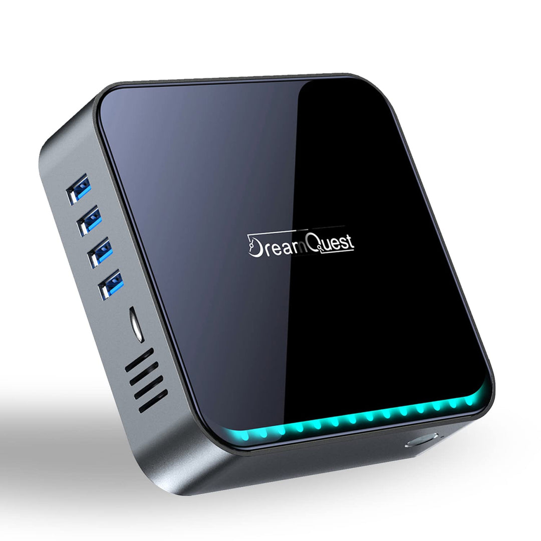 DreamQuest Mini PC Intel Alder Lake N95(bis 3,4 GHz) 16 GB RAM 512 GB M.2 SSD,Mini Desktop Computer