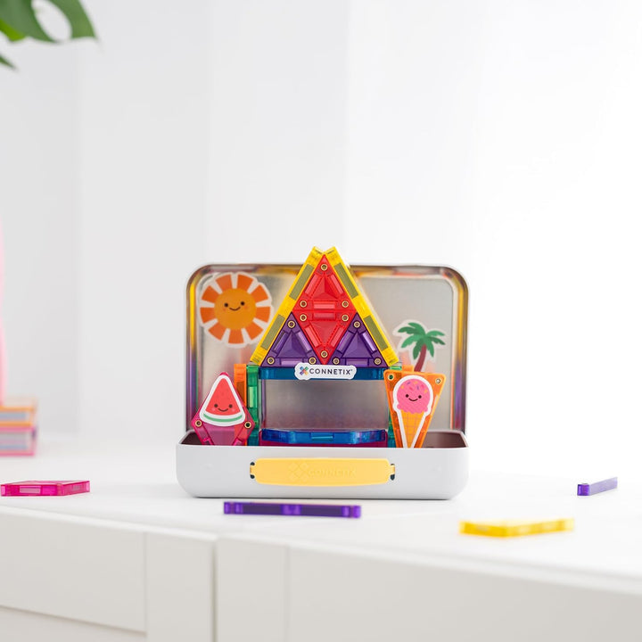 CONNETIX Magnetische Bausteine Mini-Reisepack, 32 Stück