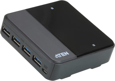 ATEN US3324 2-Port USB zu USB-C Sharing Schwarz