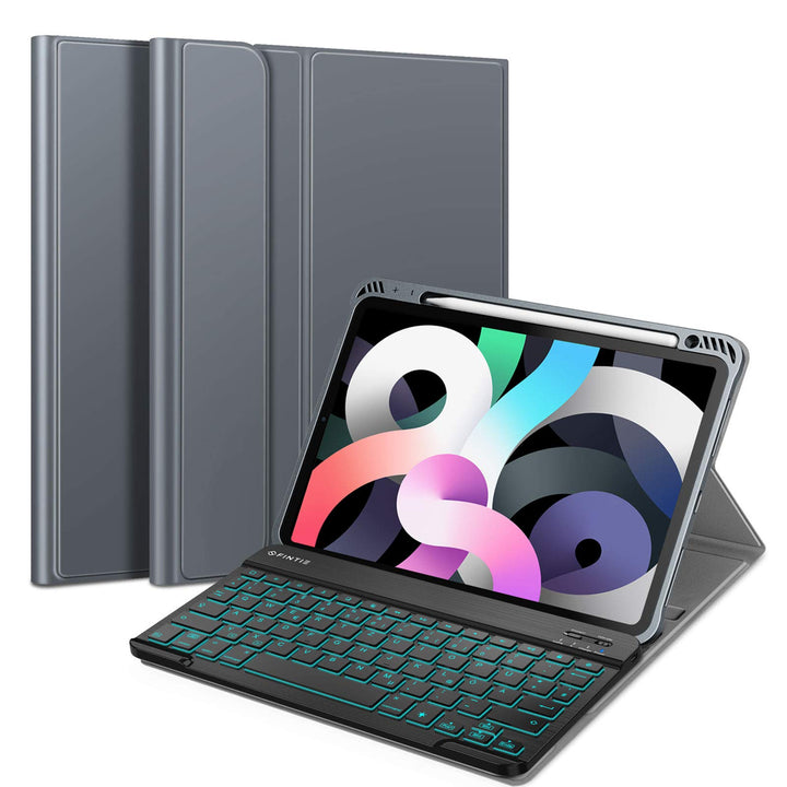 FINTIE Tastatur Hülle für iPad Air 11 Zoll M4/M3/M2 (2026/2025/2024), iPad Air 5/4 Gen 10.9" - 7-far