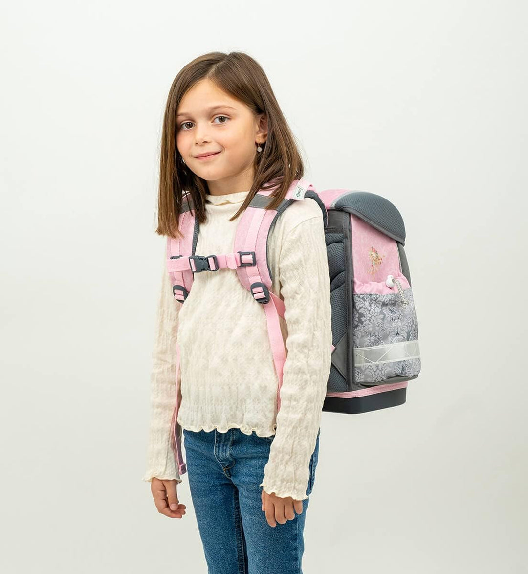 Belmil Classy Schulranzen Set 4 - teilig (403-13/AG/S) M Ballerina, M Ballerina