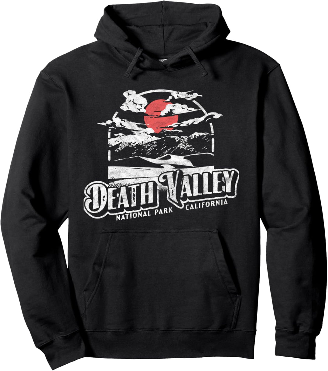 Death Valley National Park Vintage Distressed California 80s Pullover Hoodie