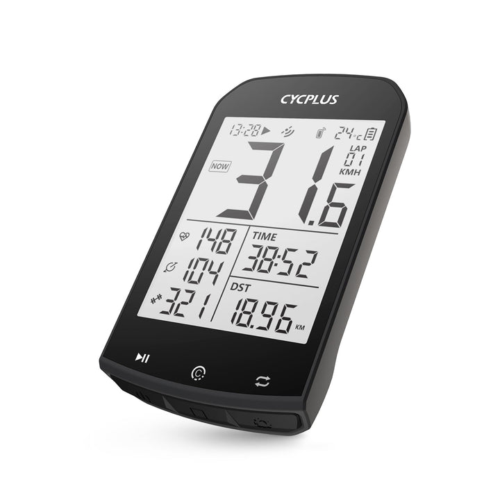 CYCPLUS GPS Fahrradcomputer Kabellos, wasserdichte Fahrrad Tachometer und Kilometerzähler, ANT+ Drah