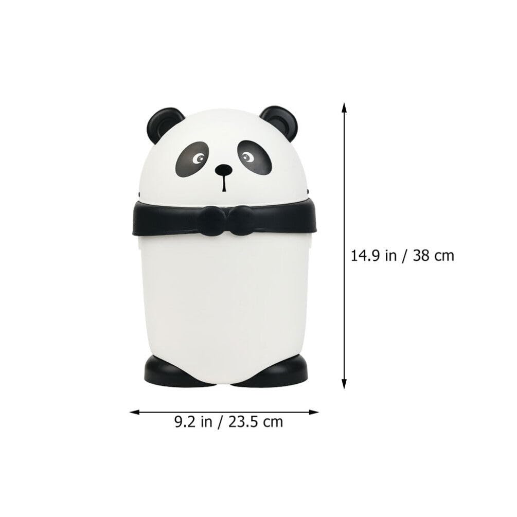 Happyyami Niedliche Abfallbehälter Niedlicher Mülleimer In Panda-Form Cartoon-Papierkorb Kunststoff-
