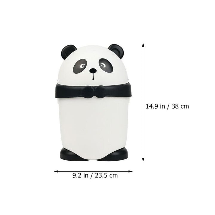 Happyyami Niedliche Abfallbehälter Niedlicher Mülleimer In Panda-Form Cartoon-Papierkorb Kunststoff-