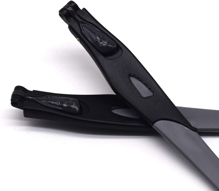 HKUCO Ersatzgläser Beine für Oakley Crosslink Brillengestell Dunkelblau/Grau, Dunkelblau/Grau