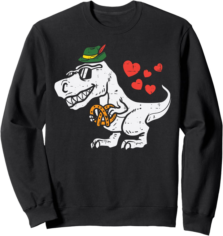 Bayerische T-Rex Brezel Baby Jungen Oktoberfest Kleinkind Kinder Sweatshirt