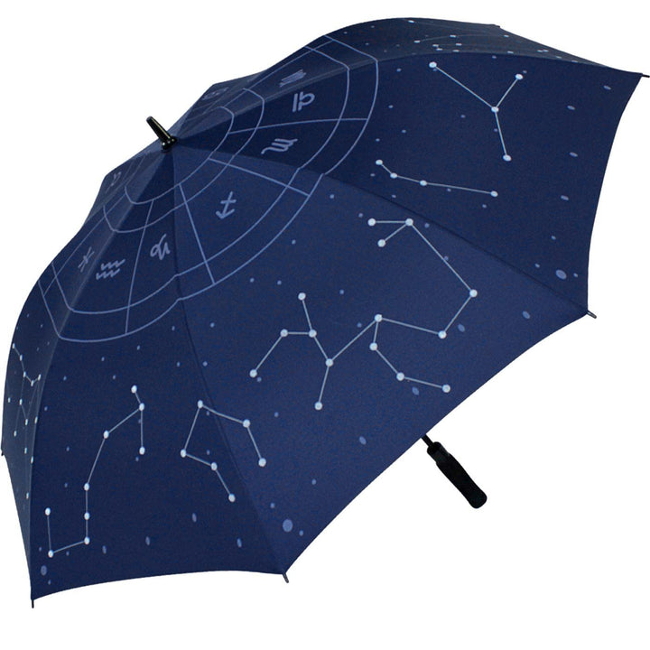 iX-brella Reflex Regenschirm Star Sign mit reflektierenden Sternbildern - Golfschirm Automatik XXL 1
