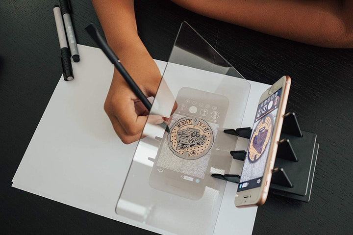 ETCHR Mirror, Optisches Zeichenbrett zum Zeichnen, Malen und Kalligrafieren, Bildprojektor für optis