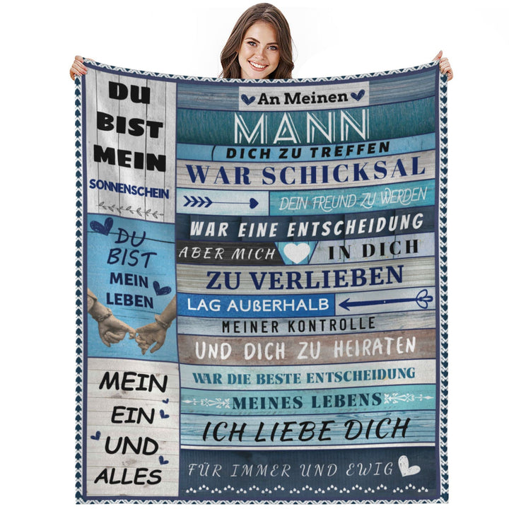 Bold And Brash Hochzeitstag Geschenke für Männer, Kuscheldecke, Jahrestag Geburstag Liebesgeschenke