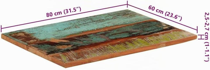 vidaXL Tischplatte Massivholzplatte Holzplatte Ersatztischplatte Holz Platte für Couchtisch Rechteck