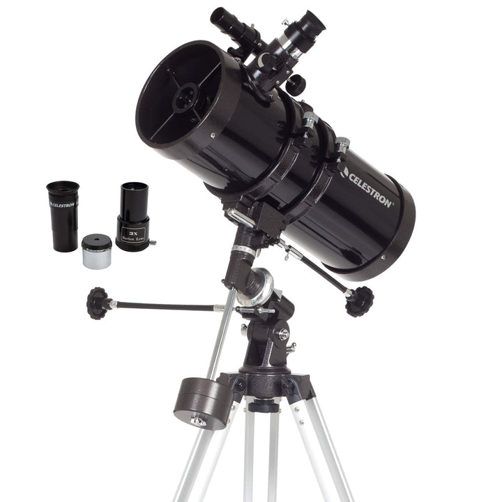 Celestron 21049 PowerSeeker 127EQ Spiegelteleskop, Schwarz PowerSeeker 127EQ Reflektor, PowerSeeker