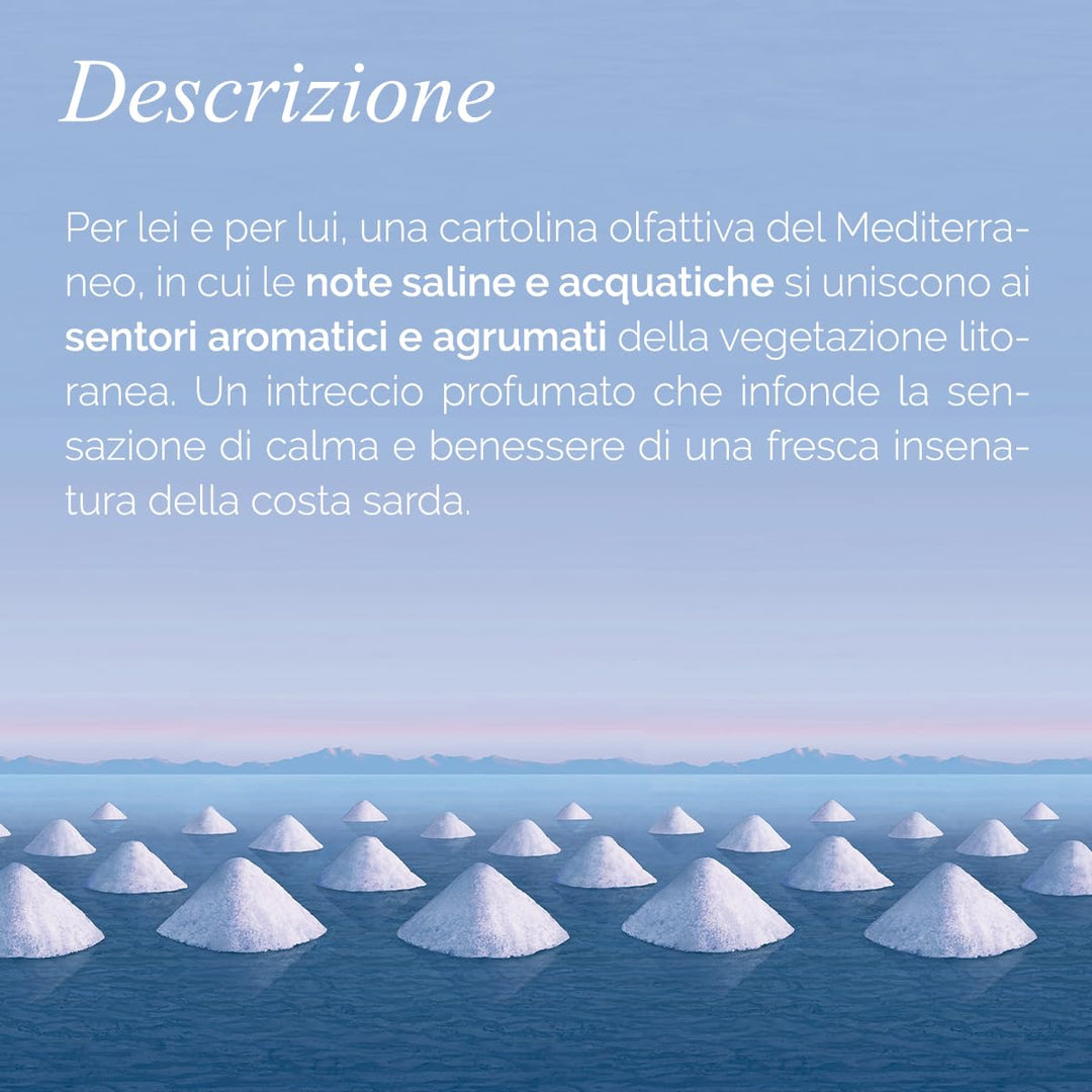 L'Erbolario, Fior di Salina Unisex-Parfum, Zitrusduft, Grösse: 50 ml Salzblume, Salzblume