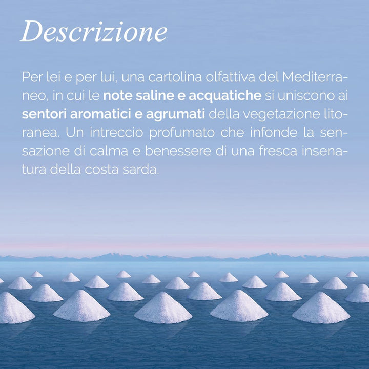 L'Erbolario, Fior di Salina Unisex-Parfum, Zitrusduft, Grösse: 50 ml Salzblume, Salzblume