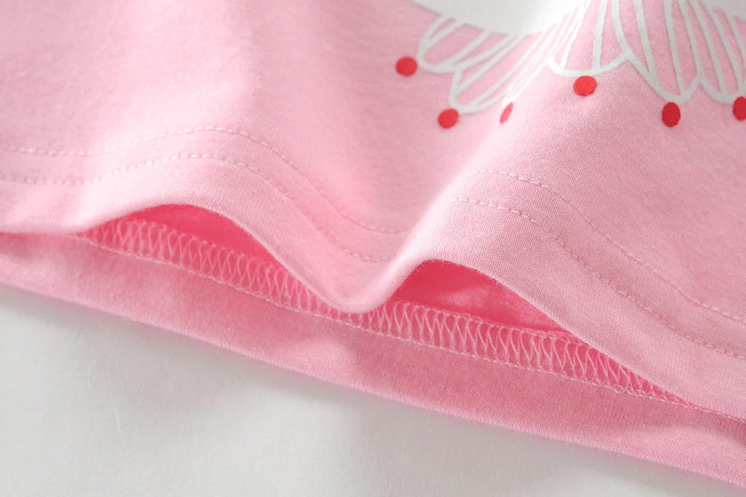 EULLA Kinder Mädchen Schlafanzüge Langarm Baumwolle Winter Pyjama Set Einhorn Prinzessin Dino Hase E